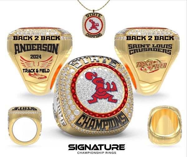 Saint Louis School Track &amp; Field -Men's 2024 Championship Ring