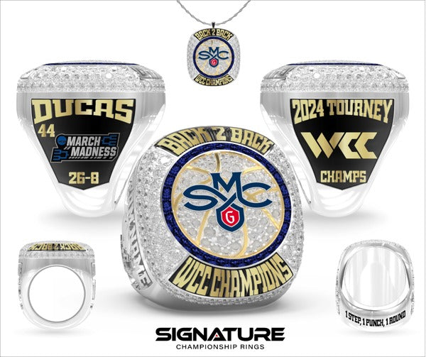 Saint Mary's College Basketball -Men's 2024 Championship Ring
