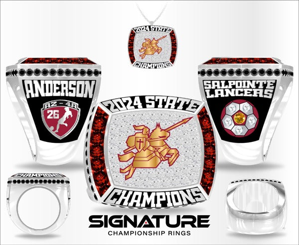 Salpointe Catholic High School Soccer -Men's 2024 Championship Ring