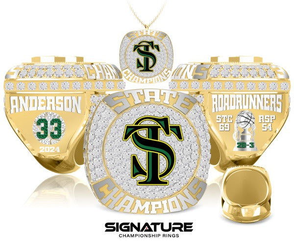 San Tan Charter School - Power Campus (High School) Basketball -Men's 2024 Championship Ring
