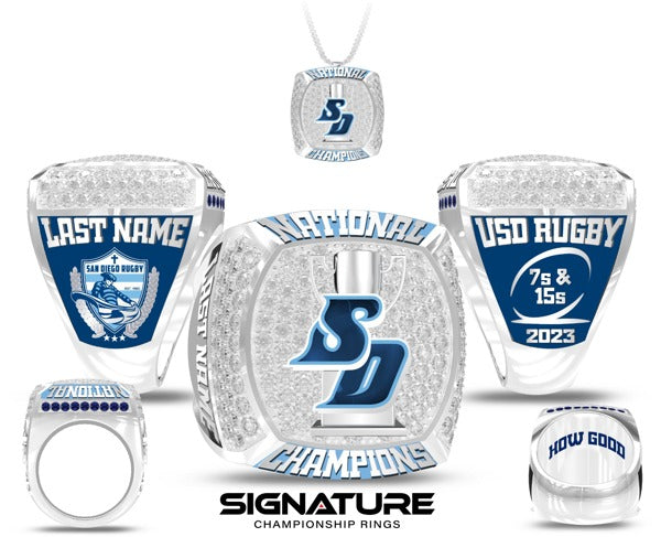 University of San Diego Rugby - Men's 2023 Championship Ring