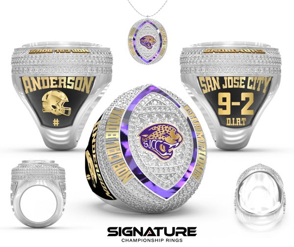 San Jose City College Football 2024 Championship Ring
