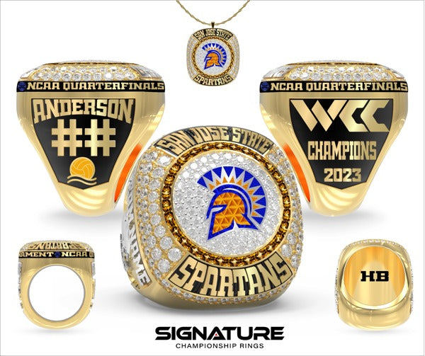San Jose State University Water Polo -Men's 2023 Championship Ring
