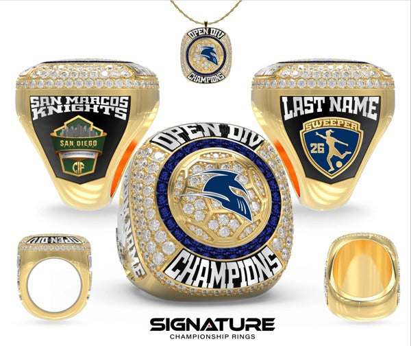 San Marcos High School Soccer -Men's 2025 Championship Ring