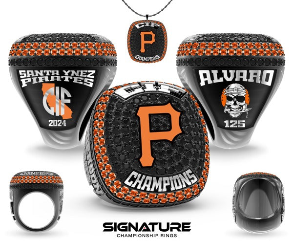 Santa Ynez Valley Union High School Wrestling 2024 - Alvaro Championship Ring