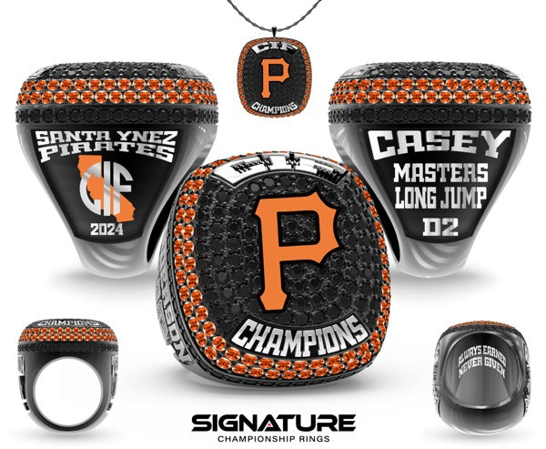 Santa Ynez Valley Union High School Track & Field - Casey 2024 Championship Ring
