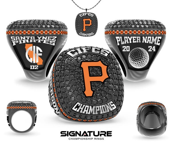 Santa Ynez Valley Union High School Golf -Women's 2024 Championship Ring