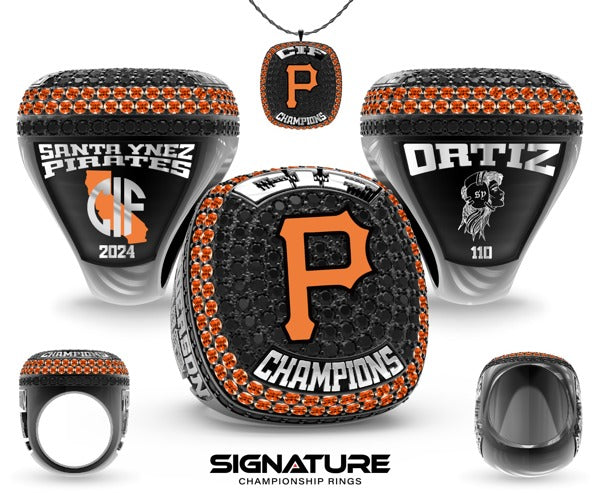 Santa Ynez Valley Union High School Wrestling - Ortiz Women's 2024 Championship Ring