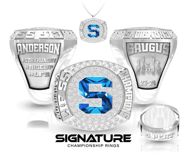 Saugus High School Cheer 2024 Championship Ring