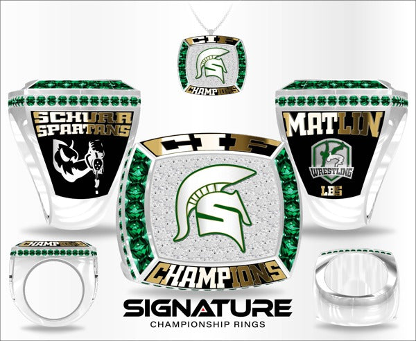 Schurr High School Wrestling 2023 Pendant
