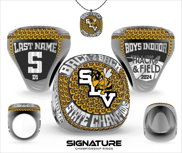 Scotlandville Magnet High School Track & Field -Men's 2024 Championship Ring Indoor