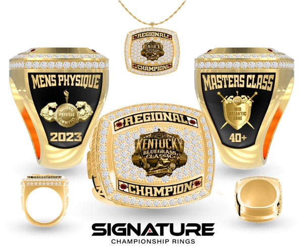 Scott Dykes 2023 Mens Physique Regional Championship Ring