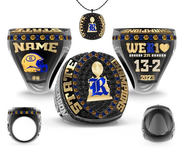 Riverside High School OSR Football 2023 Championship Ring