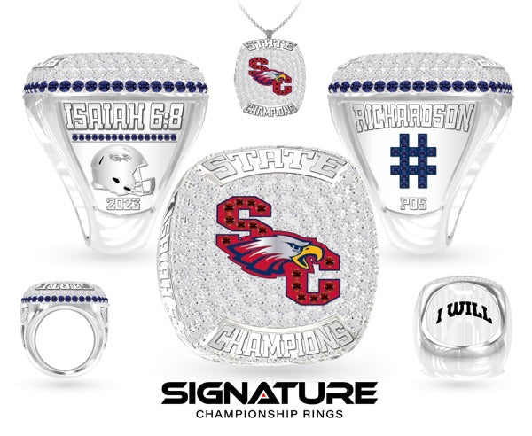 Scottsdale Christian Academy Football 2023 Championship Ring
