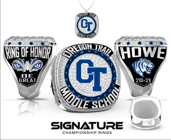 Oregon Trail Middle School Championship Ring