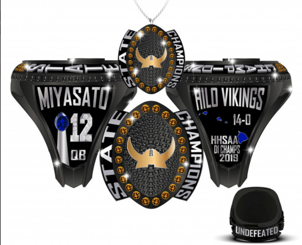 2019 HILO HIGH Championship Ring