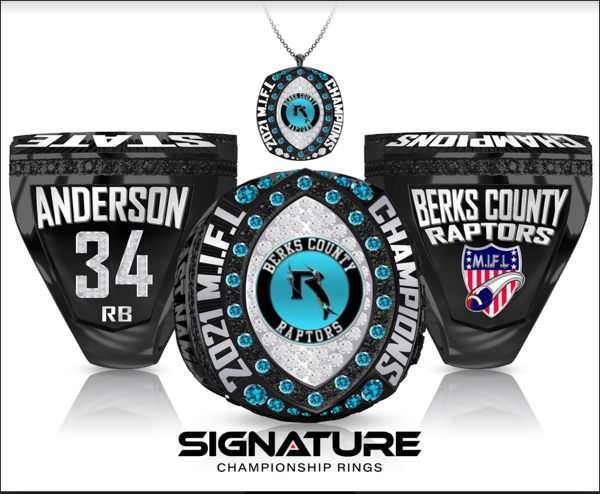 Berks County Raptors Championship Ring