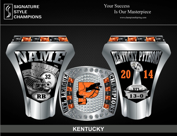 Kentucky Pytons Championship Ring
