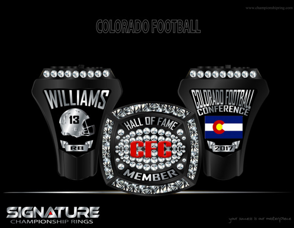 CFC Football Hall of Fame Championship Ring