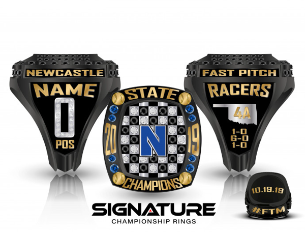 Newcastle High School Softball 2019 Championship Ring