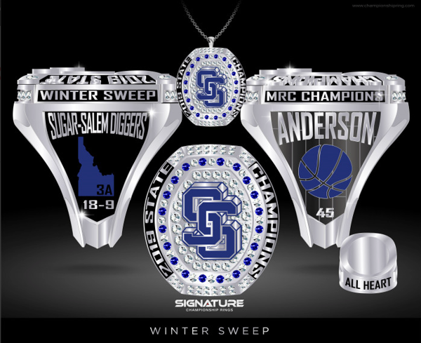 Sugar-Salem High School Basketball -Men's 2019 Pendant
