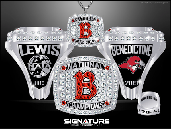 Benedictine University Mesa Volleyball -Men's 2019 Championship Ring