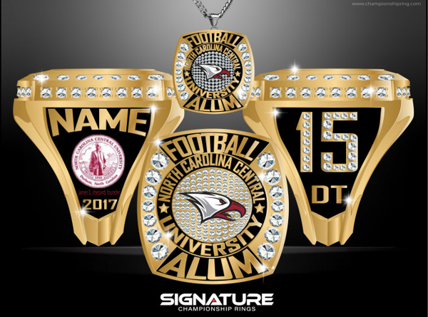 North Carolina Central University Football 1980 Pendant