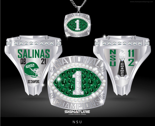 Northeastern Oklahoma Football 1994 Championship Ring