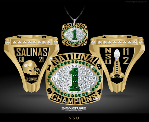 Northeastern Oklahoma Football 1994 Championship Ring