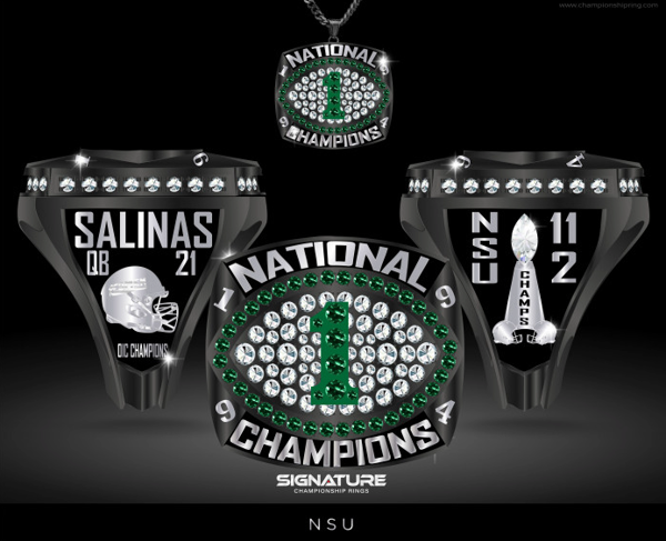 Northeastern Oklahoma Football 1994 Championship Ring