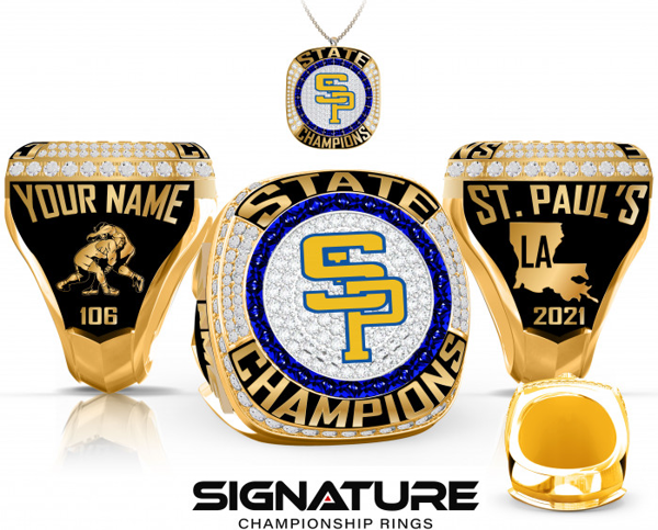 Saint Paul School Wrestling 2021 Championship Ring