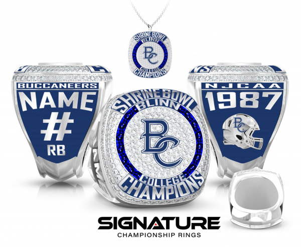 Blinn College Football 1987 Championship Ring