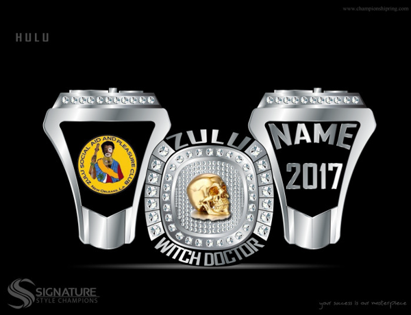 Zulu Witch Doctor Other 2017 Championship Ring