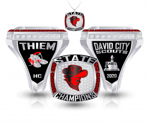 David City Wrestling 2020 Championship Ring
