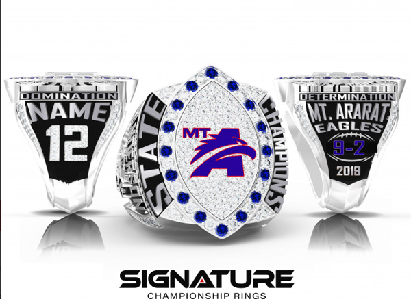 Mt. Ararat Football 2019 Championship Ring