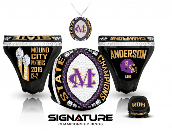 Mound City R-2 High School Football 2019 Championship Ring
