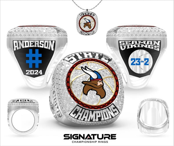 Seaman High School Basketball -Women's 2024 Championship Ring
