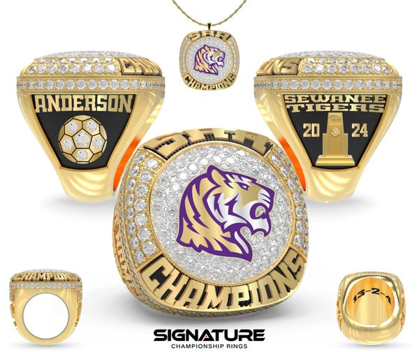 Sewanee-The University of the South Soccer -Women's 2024 Championship Ring