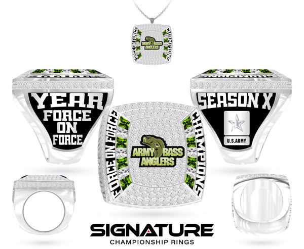 Army Bass Anglers 2023 Championship Ring