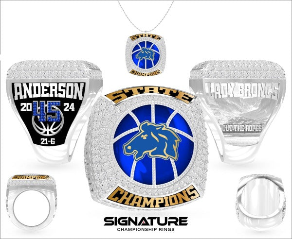 Sheridan High School Basketball -Women's 2024 Championship Ring