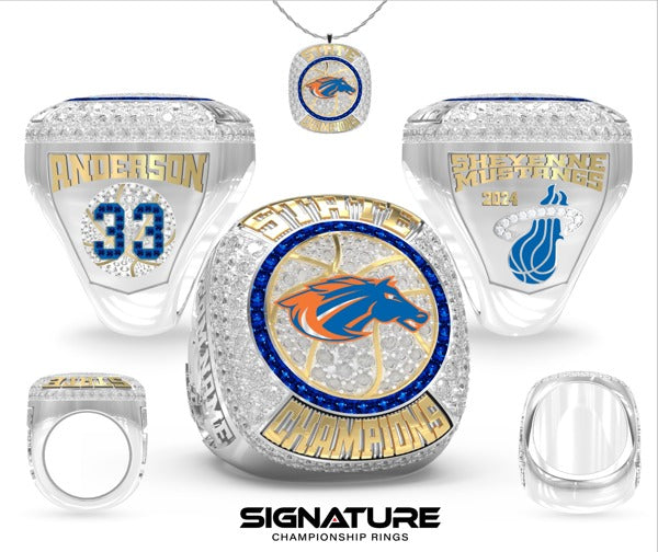 Sheyenne High School Basketball -Men's 2024 Championship Ring