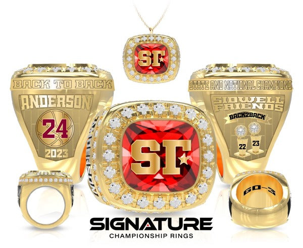 Sidwell Friends School Basketball -Women's 2023 Championship Ring