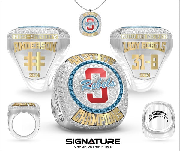 Silo High School Softball - Women's 2024 Championship Ring