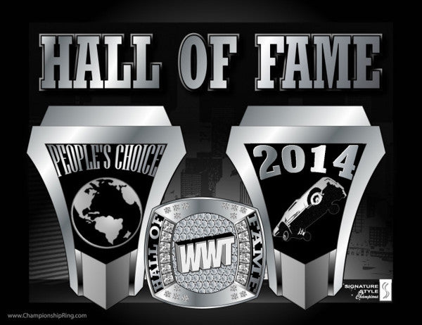 WWT Hall Of Fame Silver Lasium Championship Ring