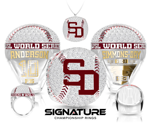 Simmons Day Baseball Championship Ring