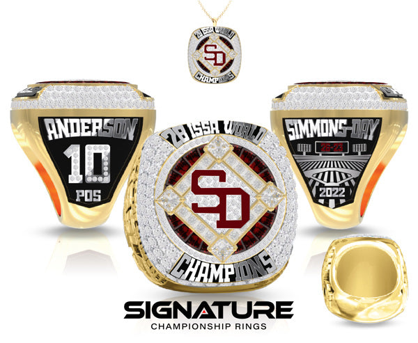 Simmons Day Baseball Championship Ring