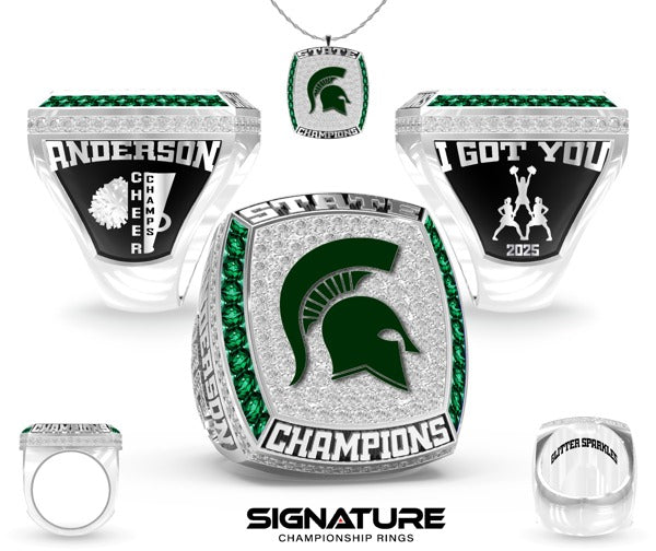 Skyline High School Cheer 2025 Championship Ring