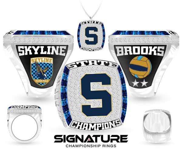 Skyline High School Water Polo -Men's 2024 Championship Ring