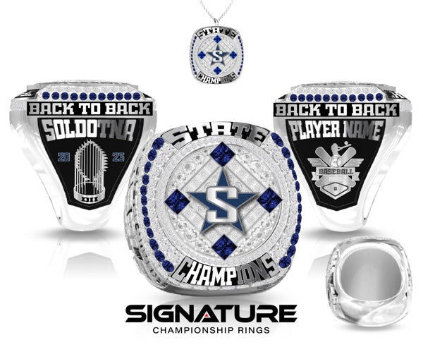 Soldotna High School Baseball 2023 Championship Ring