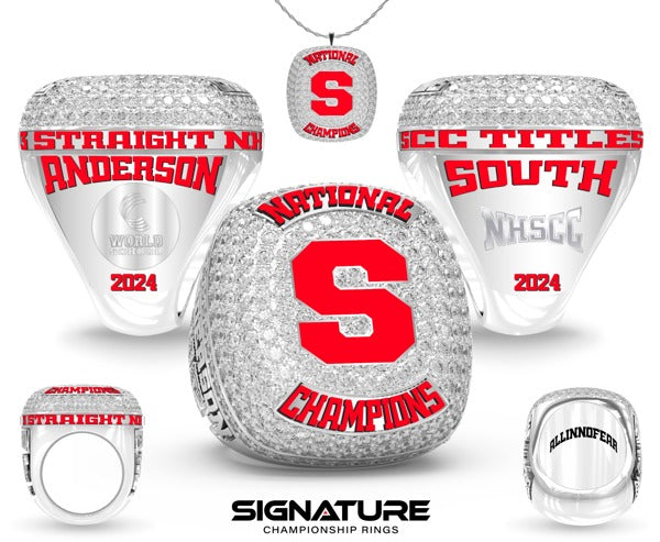 Somerset High School Cheer 2024 Championship Ring